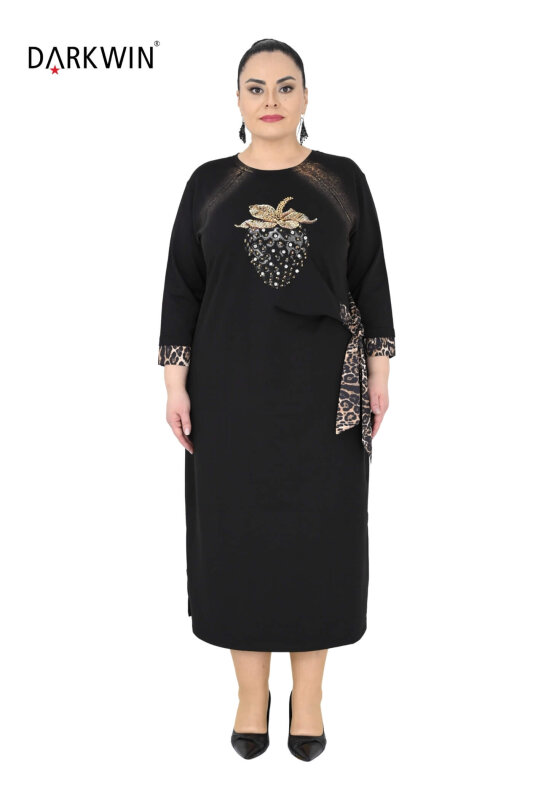 5817 DARKWIN ELBİSE SIYAH - DARKWIN