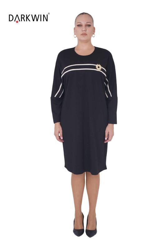 DARKWIN - 5818 DARKWIN ELBİSE SIYAH