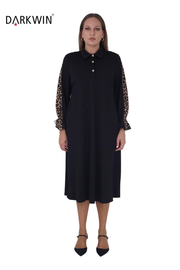 5819 DARKWIN ELBİSE SIYAH - 1