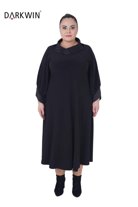 DARKWIN - 5820 DARKWIN ELBİSE SIYAH