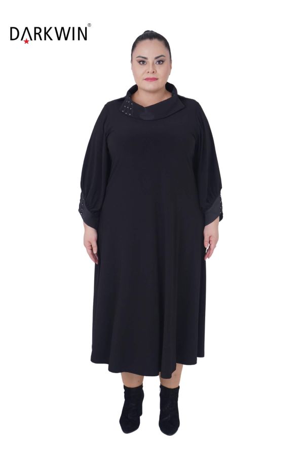 5820 DARKWIN ELBİSE SIYAH - 1
