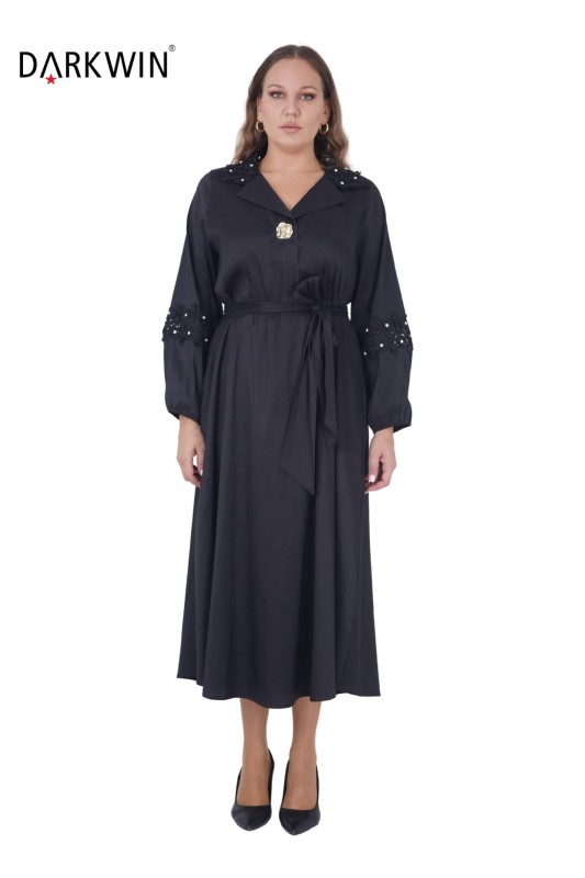 5821 DARKWIN ELBİSE SIYAH - DARKWIN