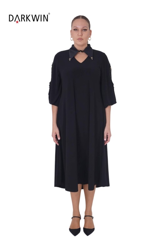 5823 DARKWIN ELBİSE SIYAH - DARKWIN
