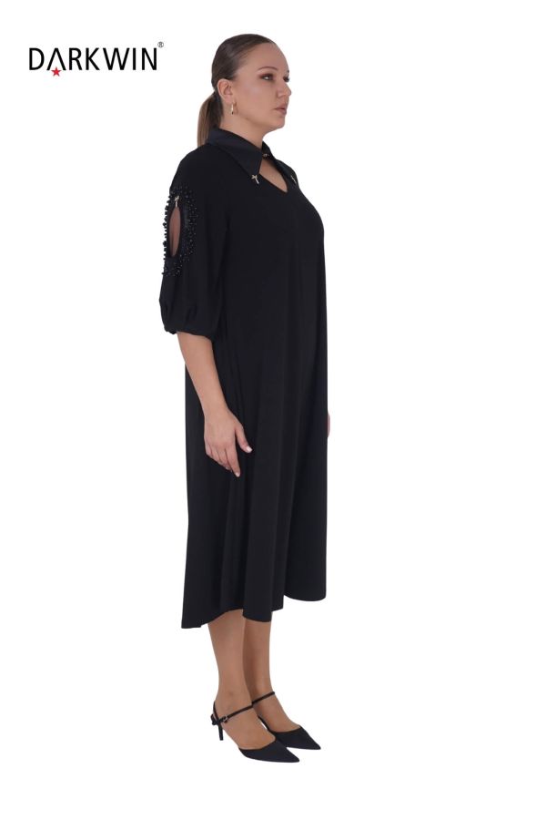 5823 DARKWIN ELBİSE SIYAH - 2