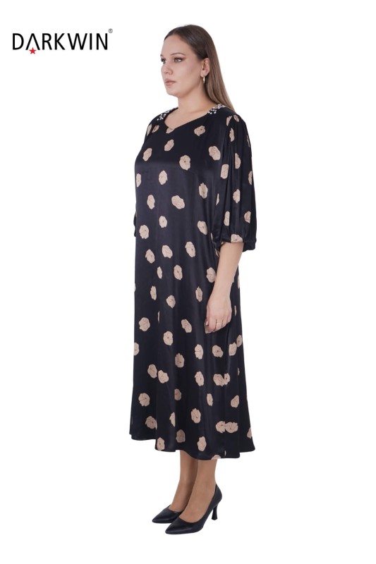 5824 DARKWIN ELBİSE SIYAH - DARKWIN (1)