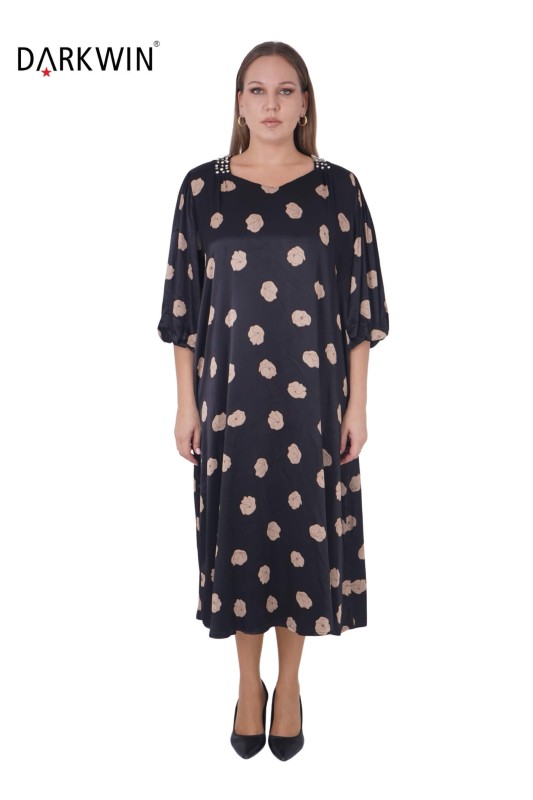 DARKWIN - 5824 DARKWIN ELBİSE SIYAH