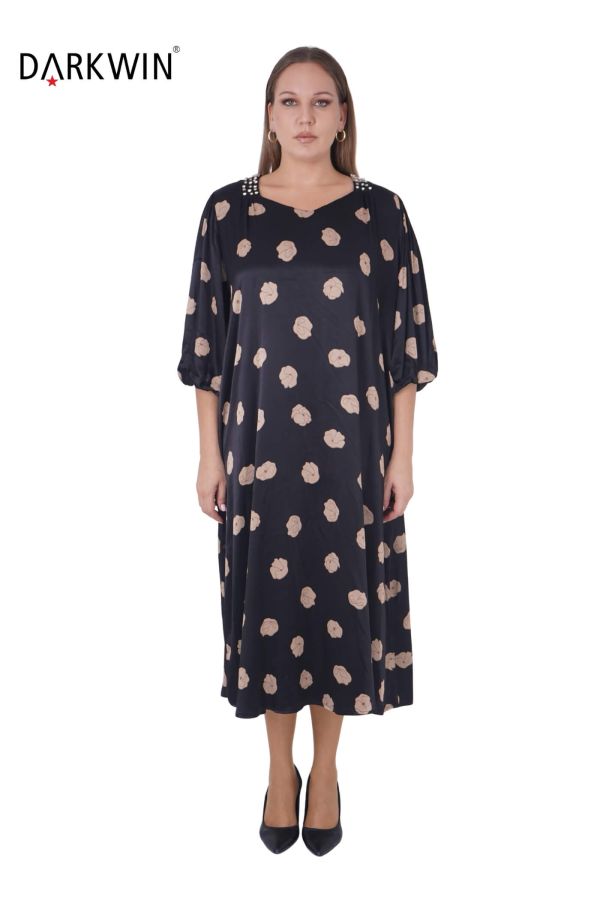 5824 DARKWIN ELBİSE SIYAH - 1