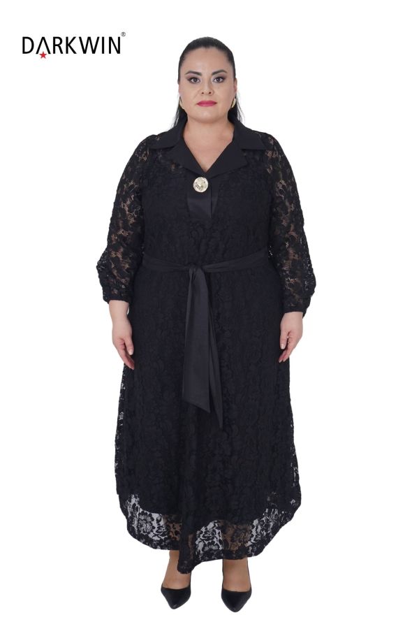 5825 DARKWIN ELBİSE SIYAH - 1