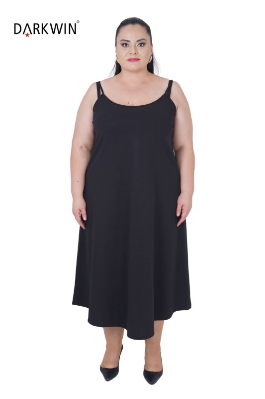 5825 DARKWIN ELBİSE SIYAH - Darkwin (1)