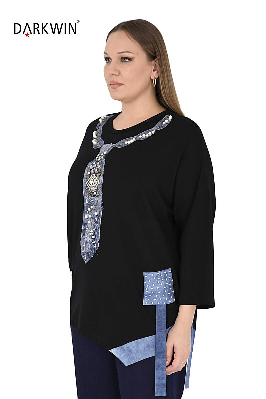 5826 DARKWIN BLUZ SIYAH - DARKWIN (1)