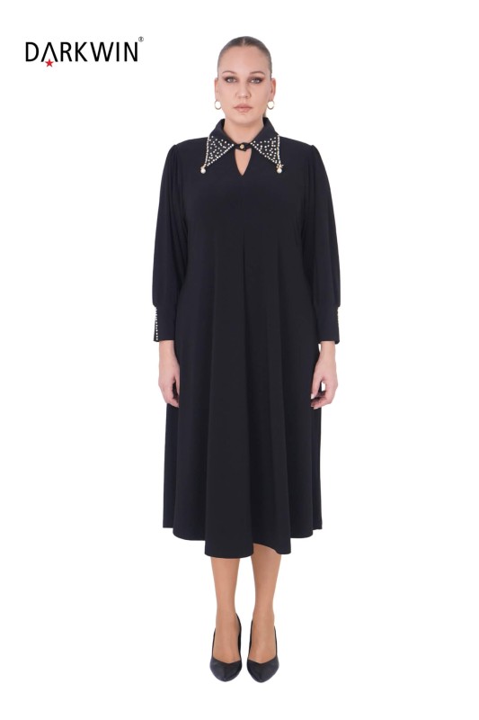 5830 DARKWIN ELBİSE SIYAH - Darkwin