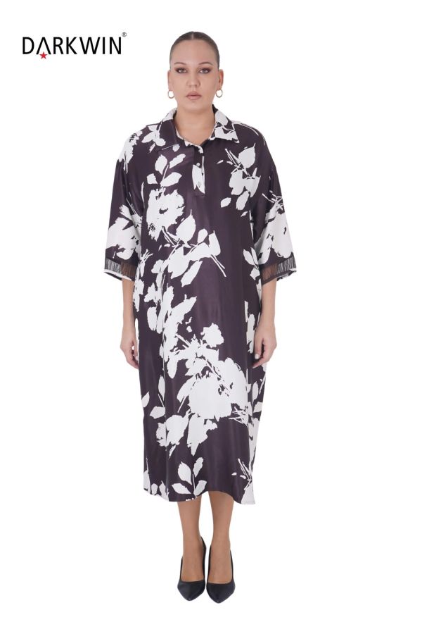 5831-06 DARKWIN ELBİSE KAHVE - 1