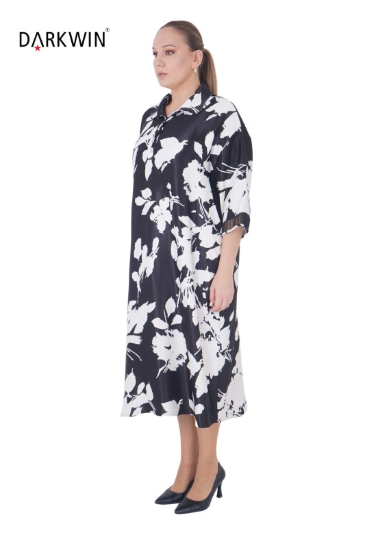 5831 DARKWIN ELBİSE SIYAH - DARKWIN (1)