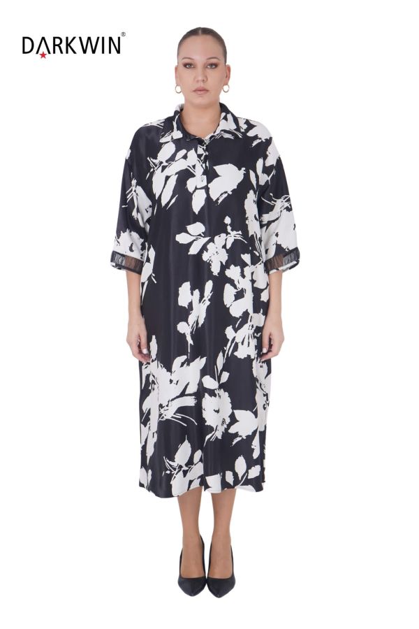 5831 DARKWIN ELBİSE SIYAH - 1