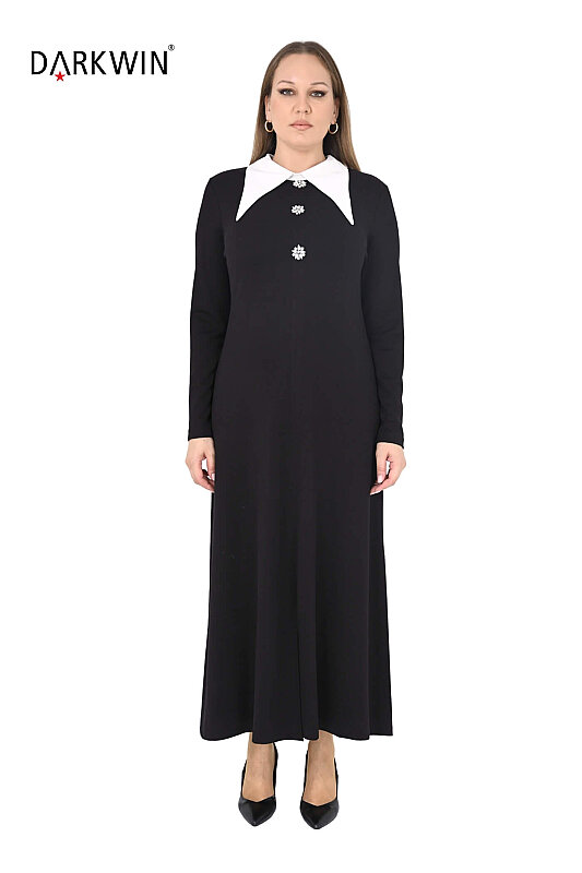 5843 DARKWIN ELBİSE SIYAH - DARKWIN