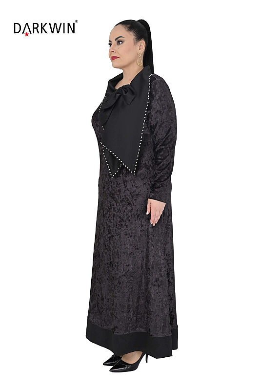 5846 DARKWIN ELBİSE SIYAH - DARKWIN (1)