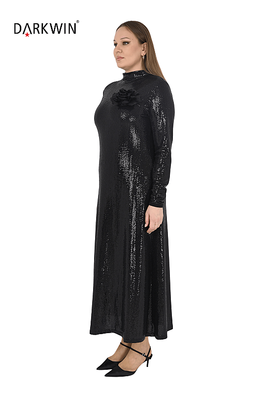 5847 DARKWIN ELBİSE SIYAH - DARKWIN (1)