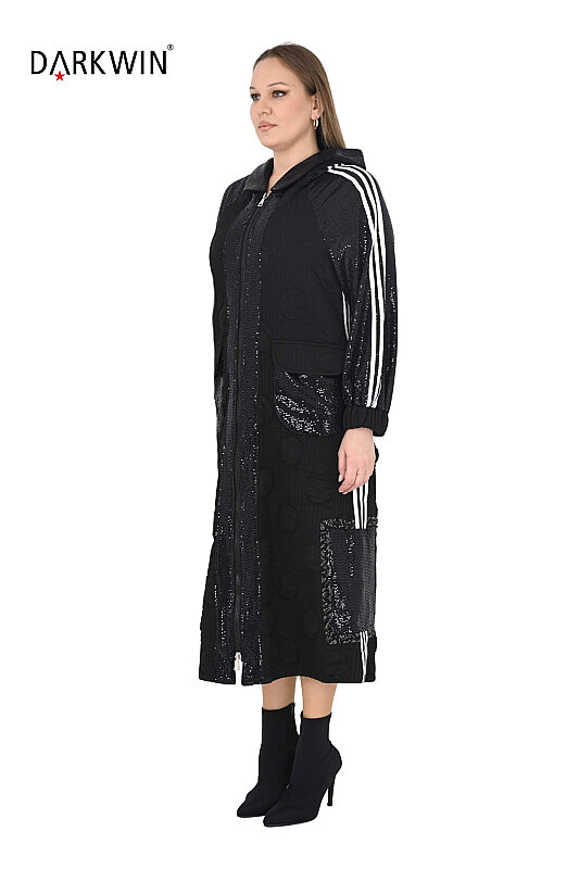 5853 DARKWIN ELBİSE SIYAH - DARKWIN (1)