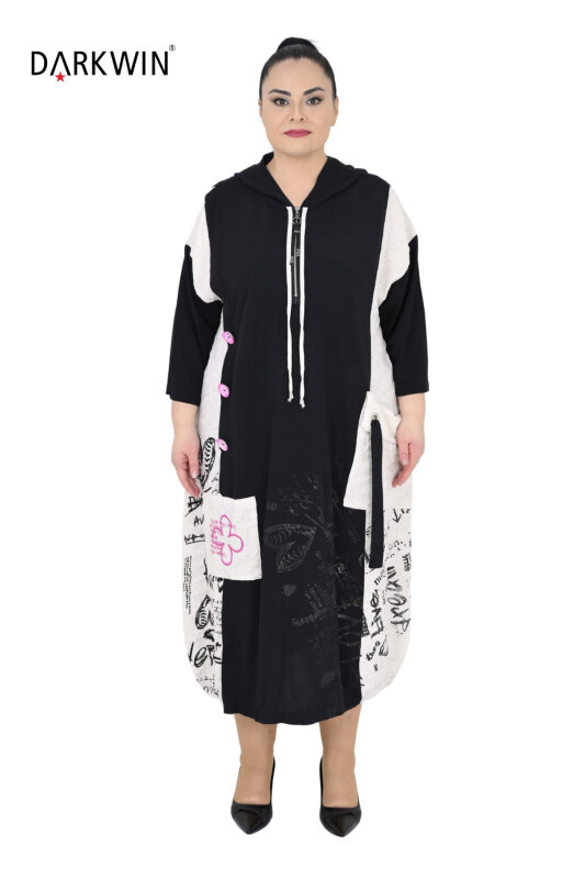 5858 DARKWIN ELBİSE SIYAH - DARKWIN