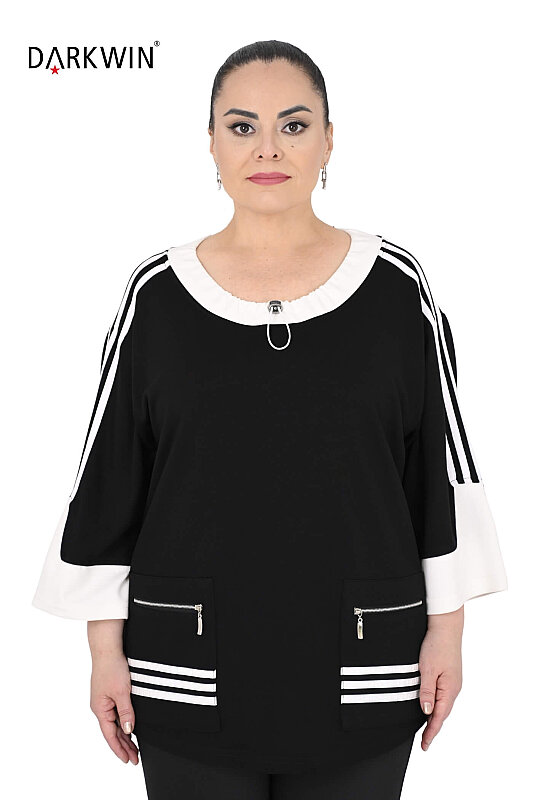 5858 DARKWIN TUNİK SIYAH - DARKWIN