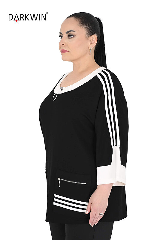 5858 DARKWIN TUNİK SIYAH - DARKWIN (1)