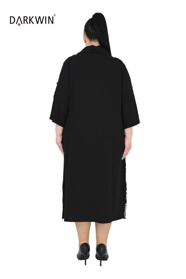 5860 DARKWIN ELBİSE SIYAH-EKRU - 3