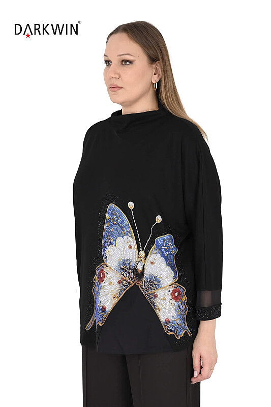 5861 DARKWIN BLUZ SIYAH - DARKWIN (1)