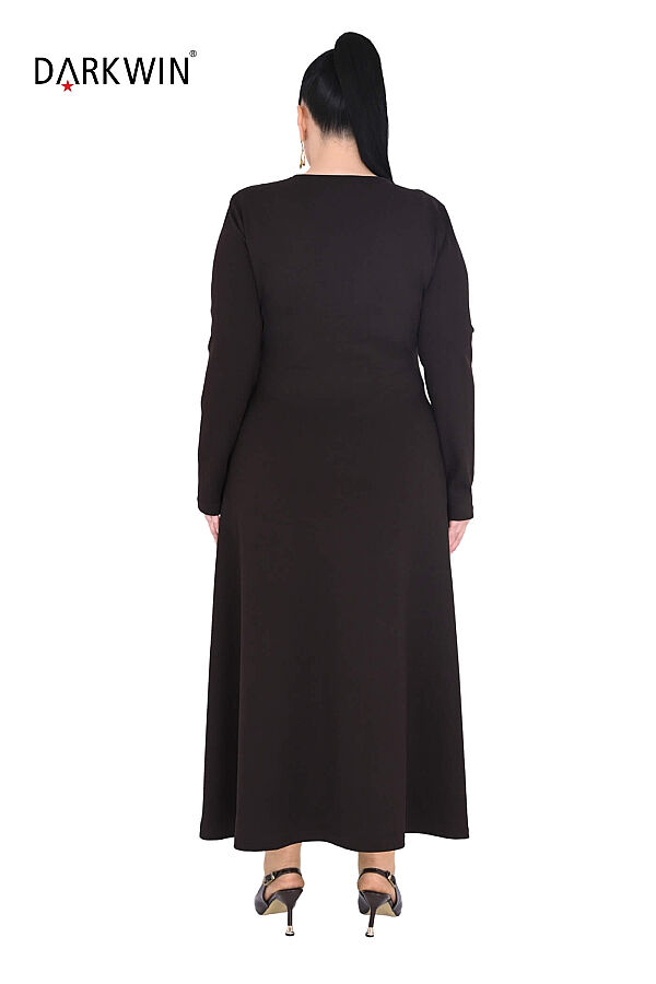 5863 DARKWIN ELBİSE KAHVE - 3