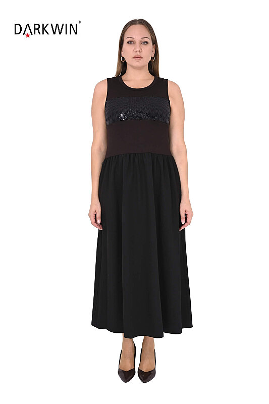 5877 DARKWIN ELBİSE-CEKET KAHVE - 5