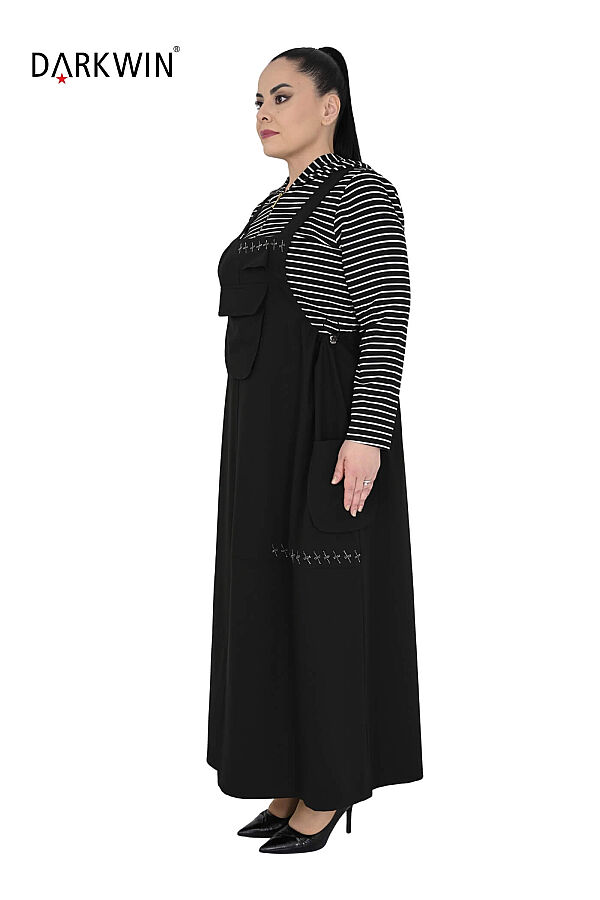 5882 DARKWIN SALOPET-BLUZ SIYAH - 2