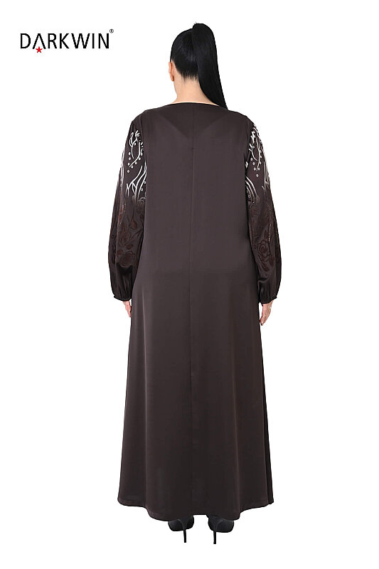 5898 DARKWIN ELBİSE KAHVE - 3