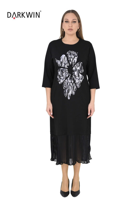 5900-1 DARKWIN ELBİSE SIYAH - DARKWIN