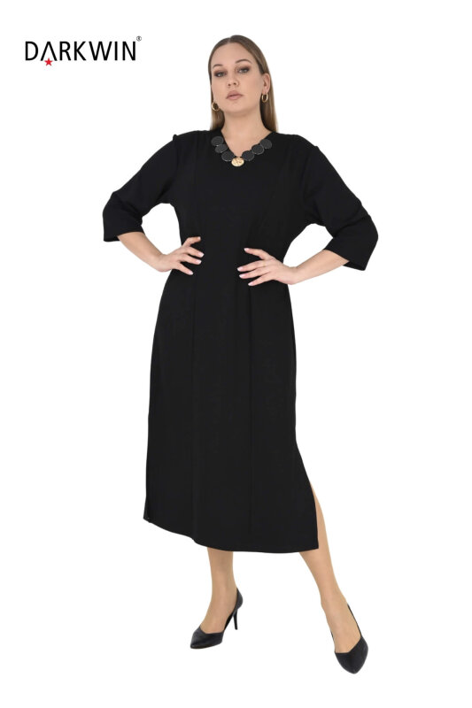 5902-1 DARKWIN ELBİSE SIYAH - 4