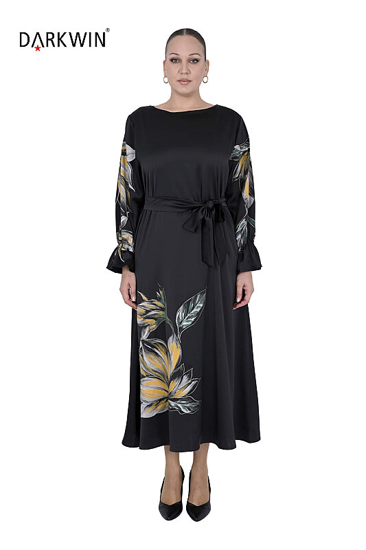 5902 DARKWIN ELBİSE SIYAH - DARKWIN