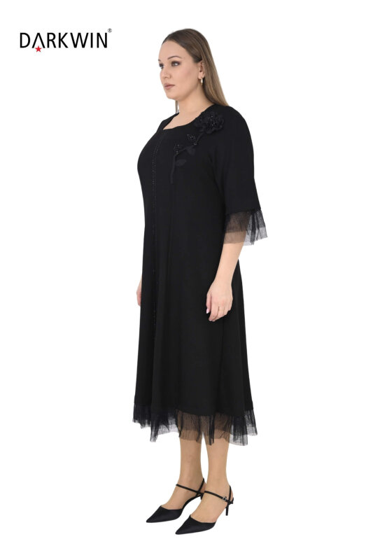 5903-1 DARKWIN ELBİSE SIYAH - DARKWIN (1)