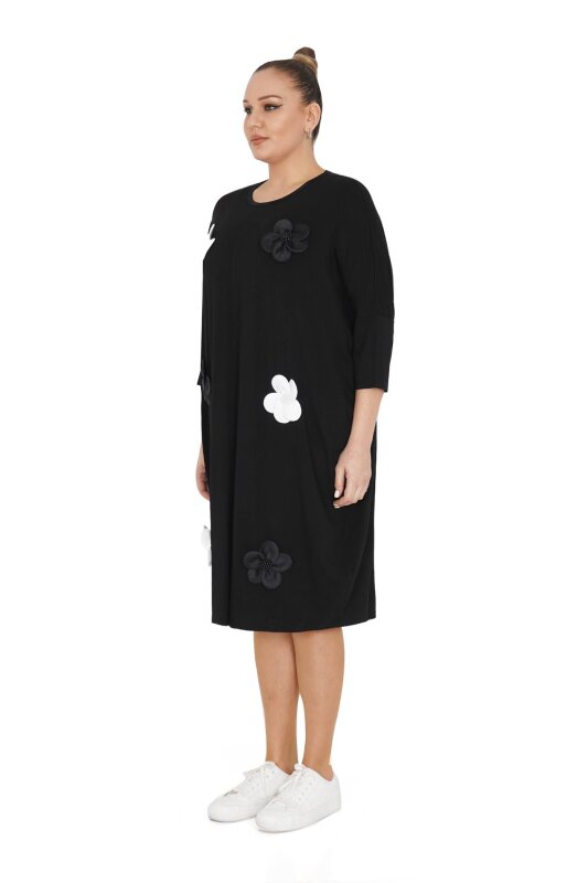 5906-1 DARKWIN ELBİSE SIYAH - DARKWIN (1)