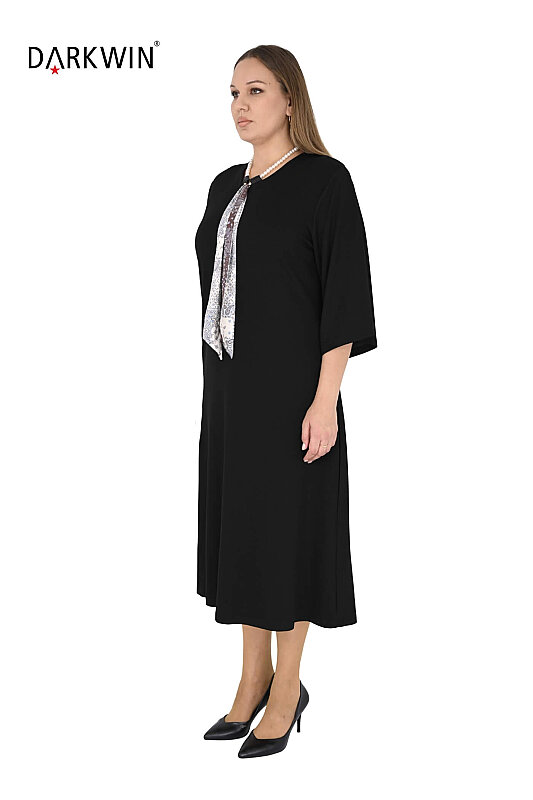 6002-1 DARKWIN ELBİSE SIYAH - DARKWIN (1)