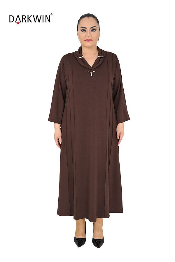 6003-4 DARKWIN ELBİSE KAHVE - 1