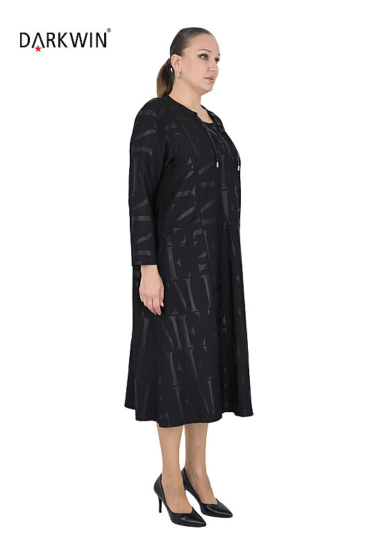 6005-1 DARKWIN ELBİSE SIYAH - DARKWIN (1)