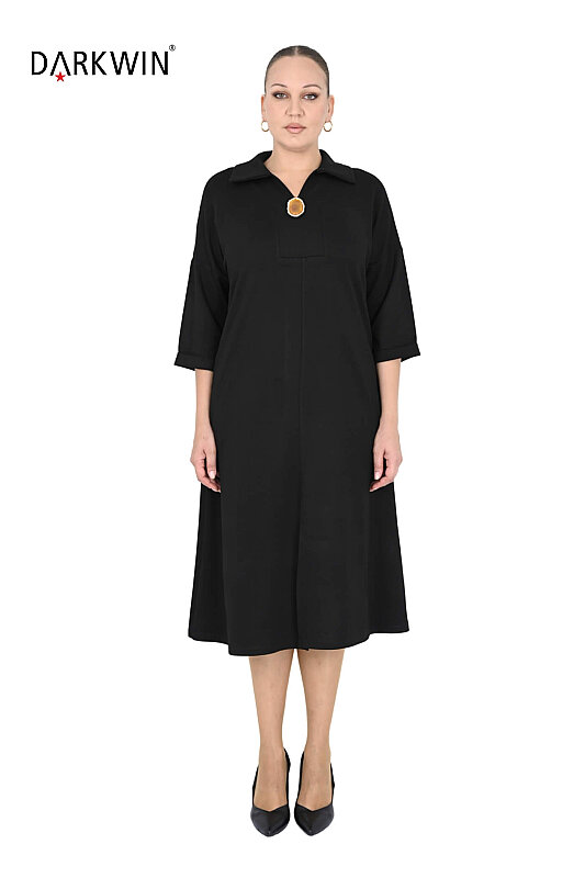 6006-1 DARKWIN ELBİSE SIYAH - DARKWIN