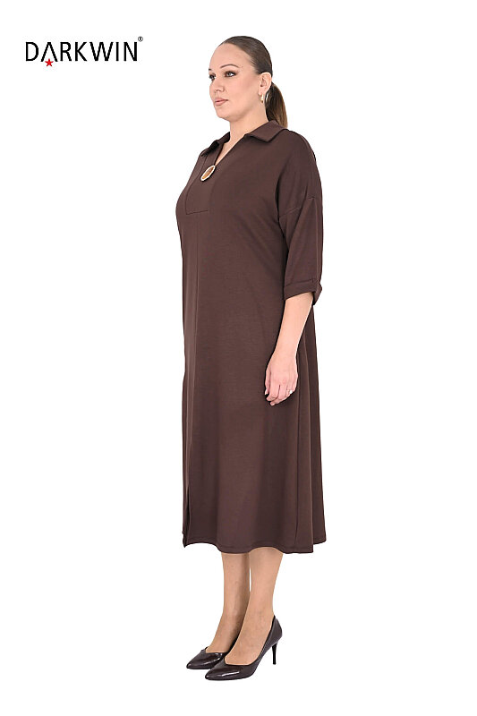 6006-4 DARKWIN ELBİSE KAHVE - DARKWIN (1)