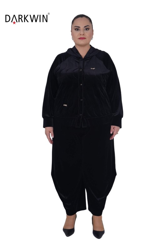 6008 CNG MONT-PANTOLON BLACK - Thumbnail