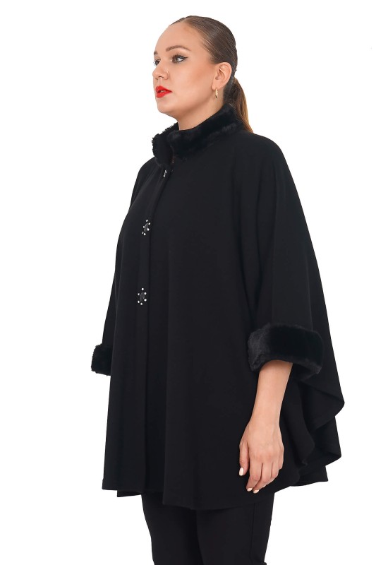 602 HEY PELERİN SIYAH - Hey (1)