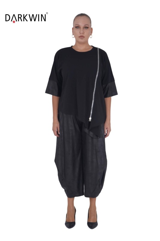 CNG - 6031 CNG BLUZ-PANTOLON BLACK