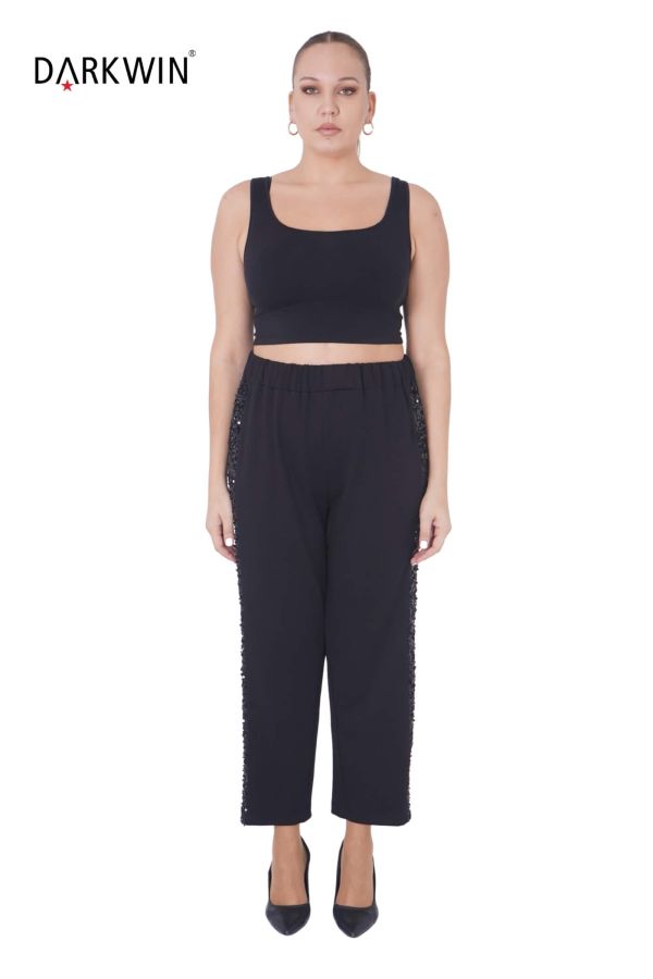 6041 CNG BLUZ-PANTOLON BLACK - 4