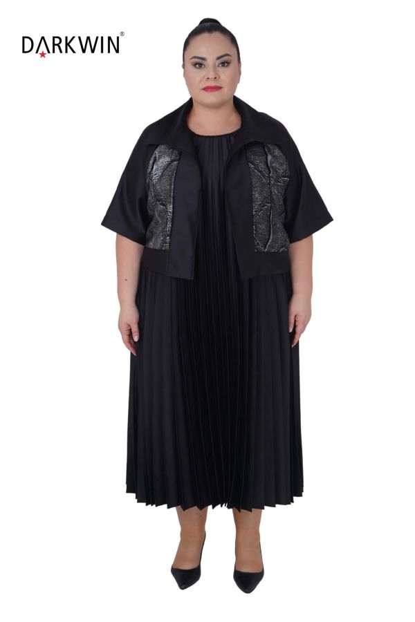 6053 CNG ELBİSE-CEKET BLACK - 1