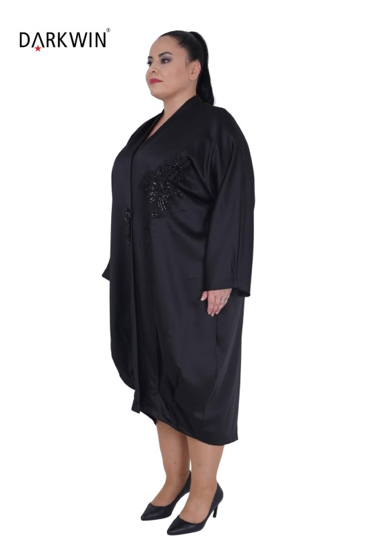 6058 CNG CEKET UZUN BLACK - 2