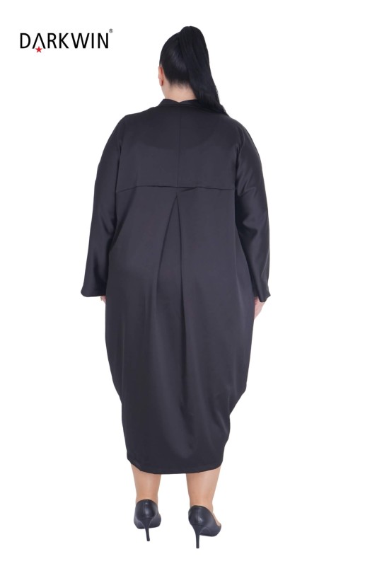 6058 CNG CEKET UZUN BLACK - 3