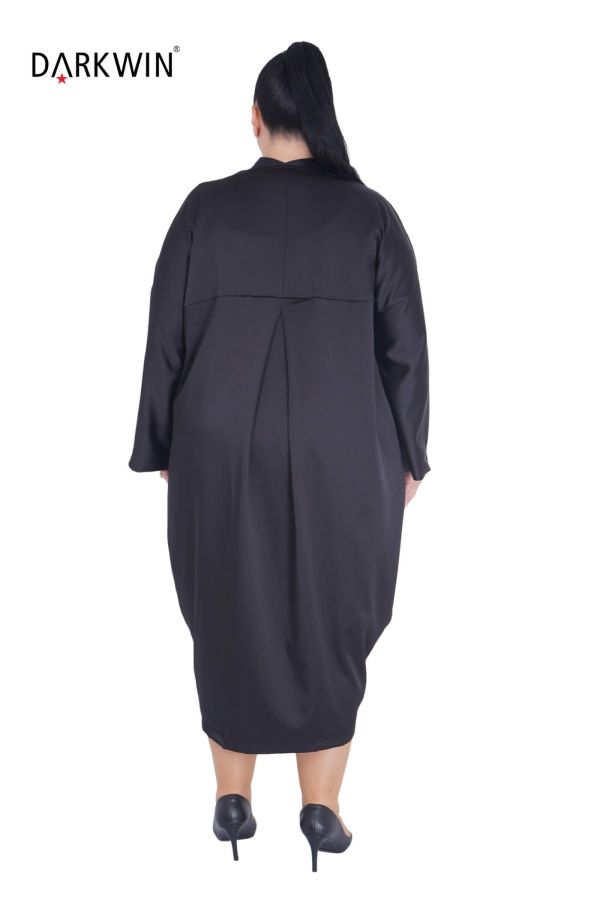 6058 CNG CEKET UZUN BLACK - 3