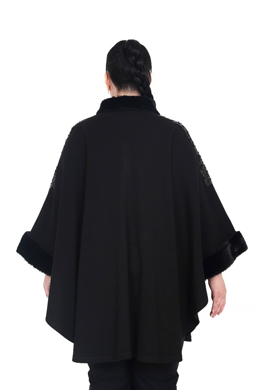 606 HEY PELERİN SIYAH - 3